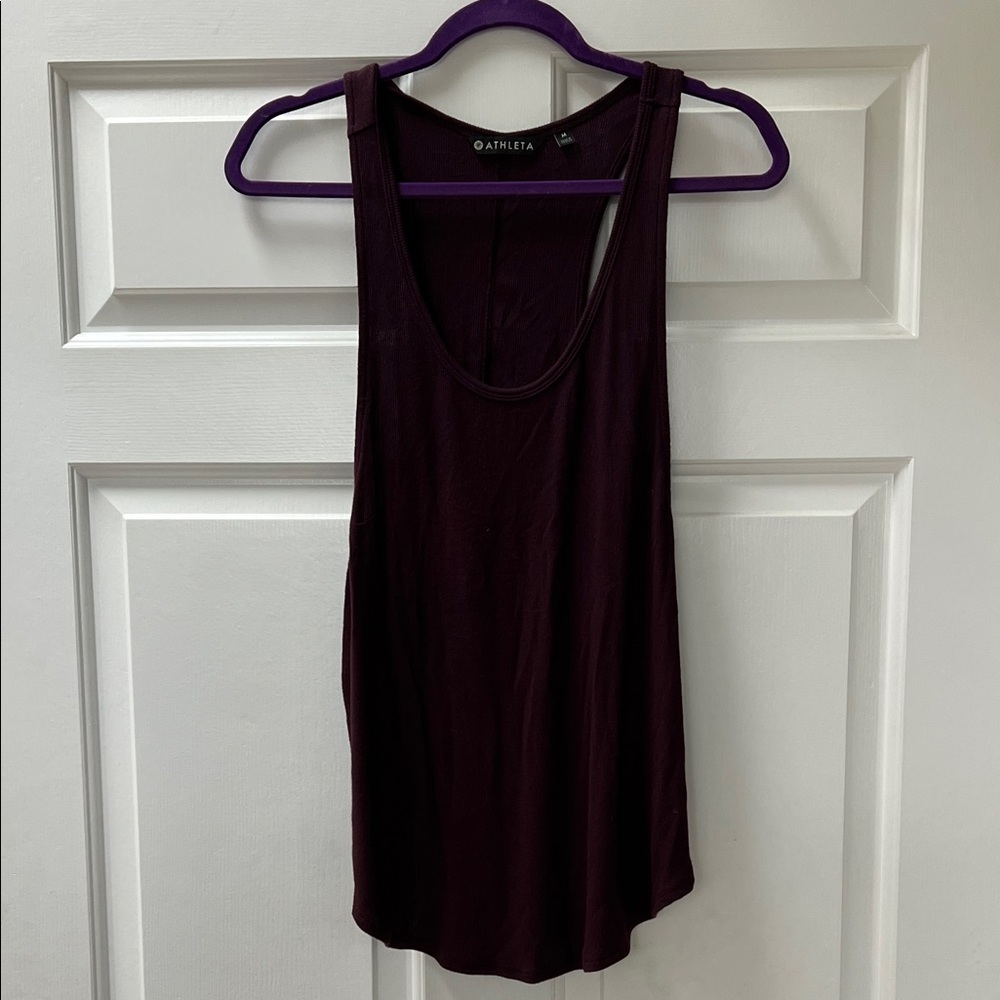 Athleta Women's Maroon Tank Top